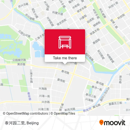 泰河园二里 map