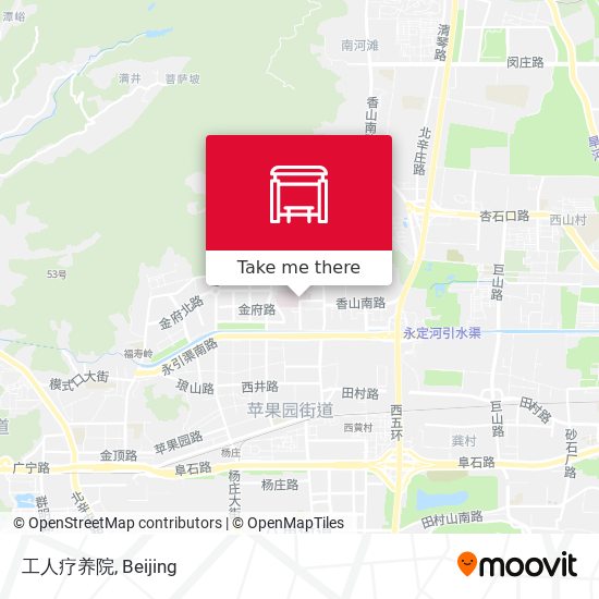 工人疗养院 map