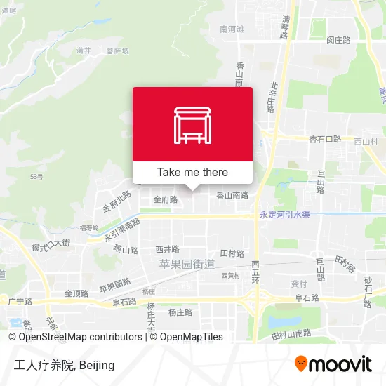 工人疗养院 map