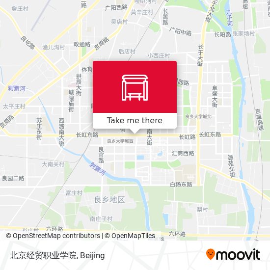 北京经贸职业学院 map