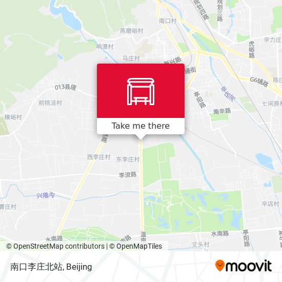 南口李庄北站 map