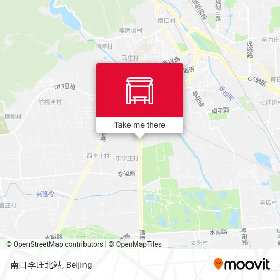 南口李庄北站 map
