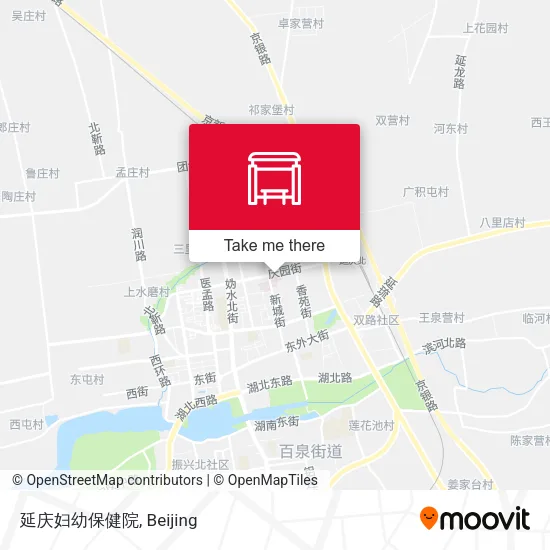 延庆妇幼保健院 map