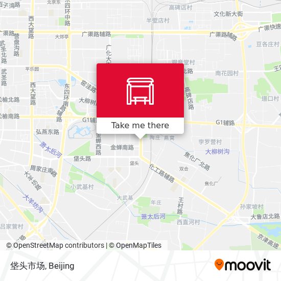 垡头市场 map