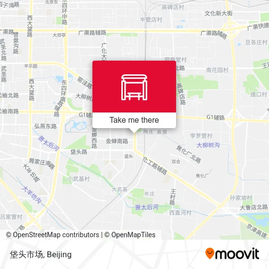 垡头市场 map