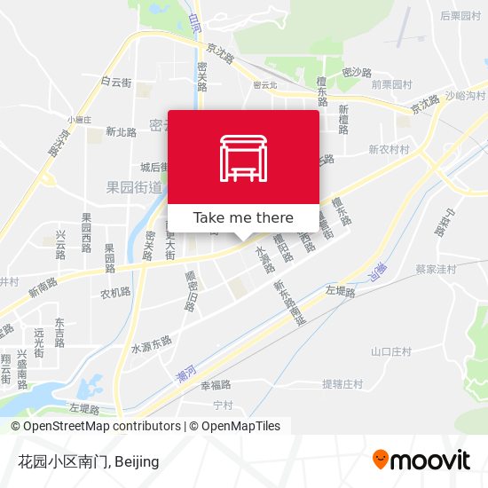 花园小区南门 map