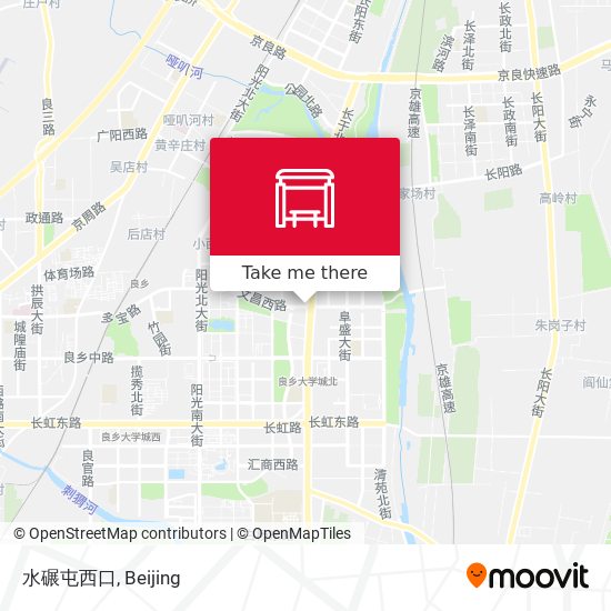 水碾屯西口 map