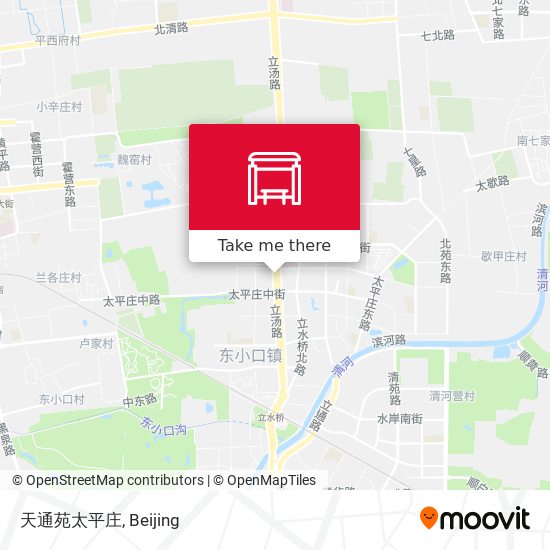 天通苑太平庄 map