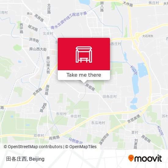 田各庄西 map