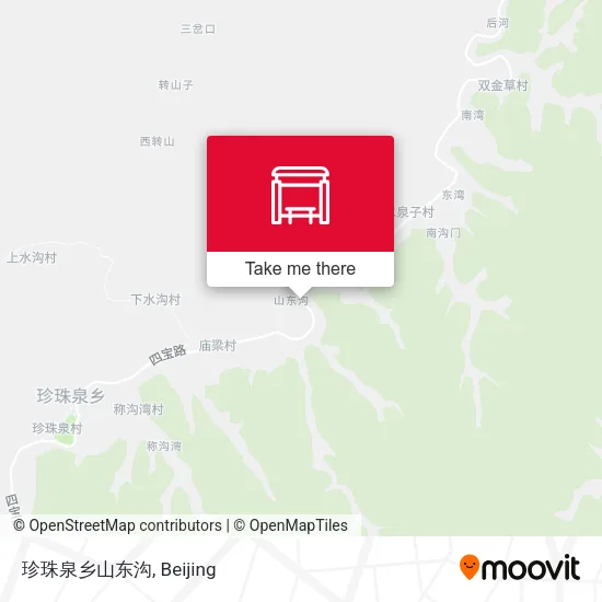 珍珠泉乡山东沟 map