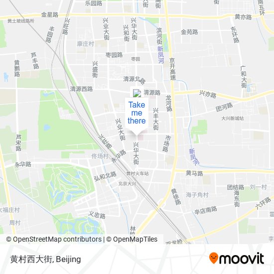黄村西大街 map