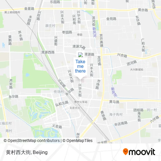 黄村西大街 map
