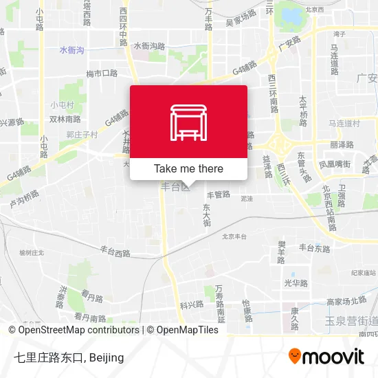 七里庄路东口 map