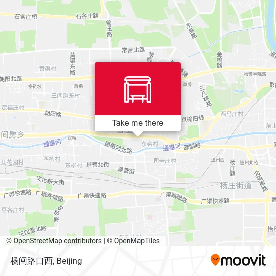 杨闸路口西 map