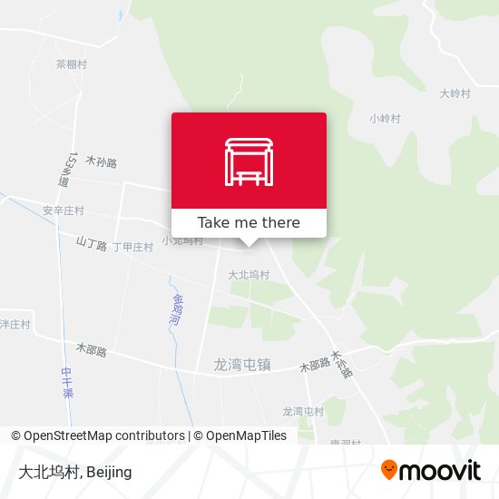 大北坞村 map