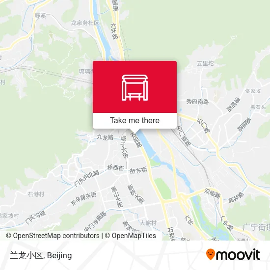 兰龙小区 map