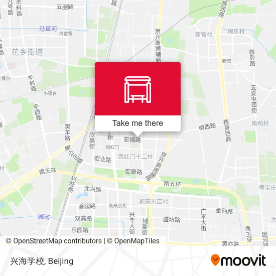 兴海学校 map
