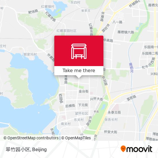 翠竹园小区 map