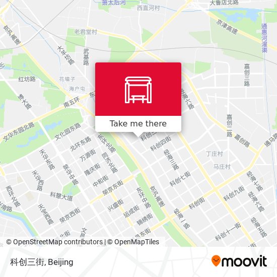 科创三街 map