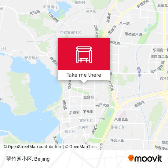 翠竹园小区 map