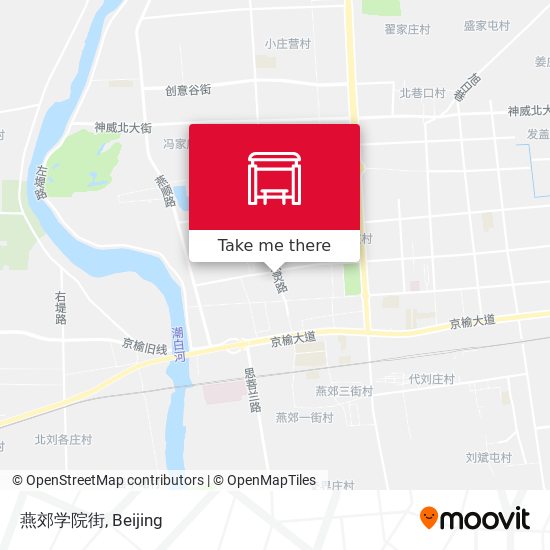燕郊学院街 map