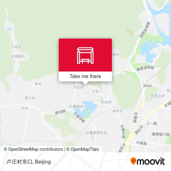 卢庄村东口 map