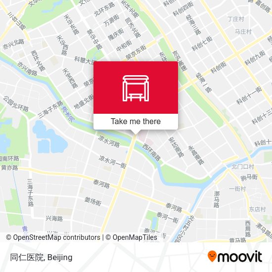 同仁医院 map