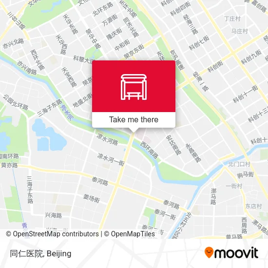 同仁医院 map