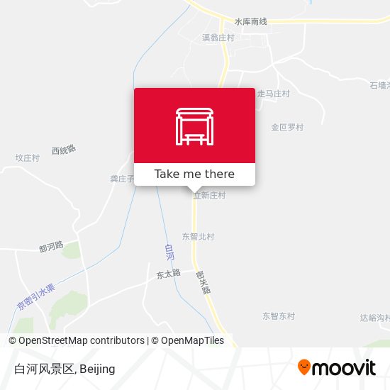 白河风景区 map
