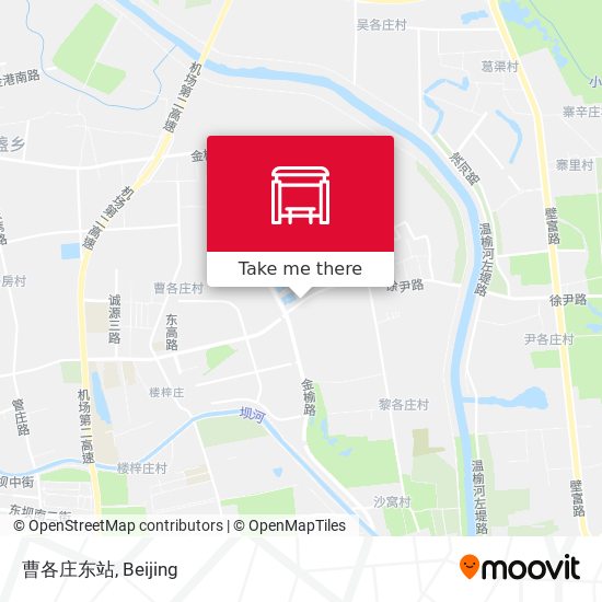 曹各庄东站 map