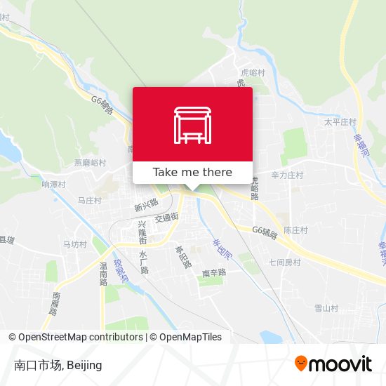 南口市场 map