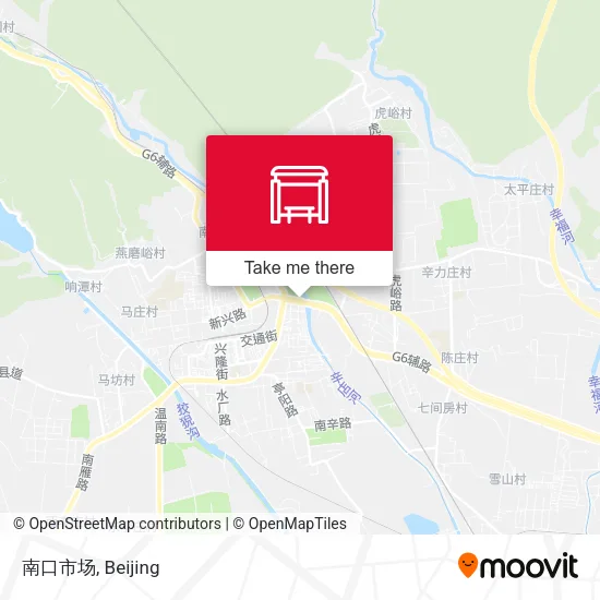南口市场 map