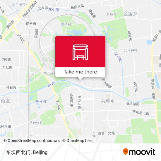 东坝西北门 map