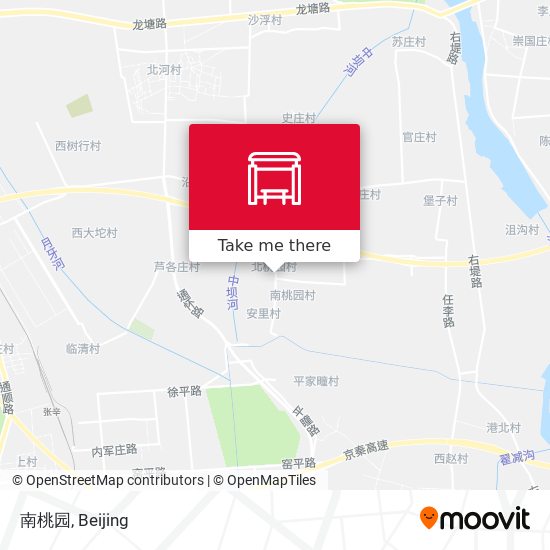 南桃园 map