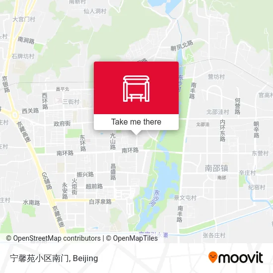 宁馨苑小区南门 map