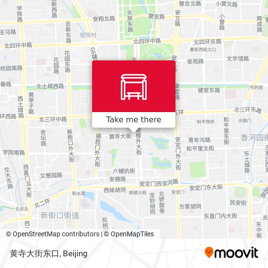 黄寺大街东口 map