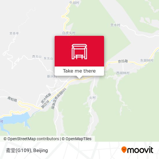 斋堂(G109) map