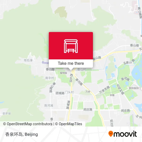 香泉环岛 map