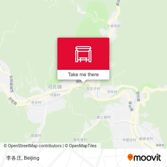 李各庄 map