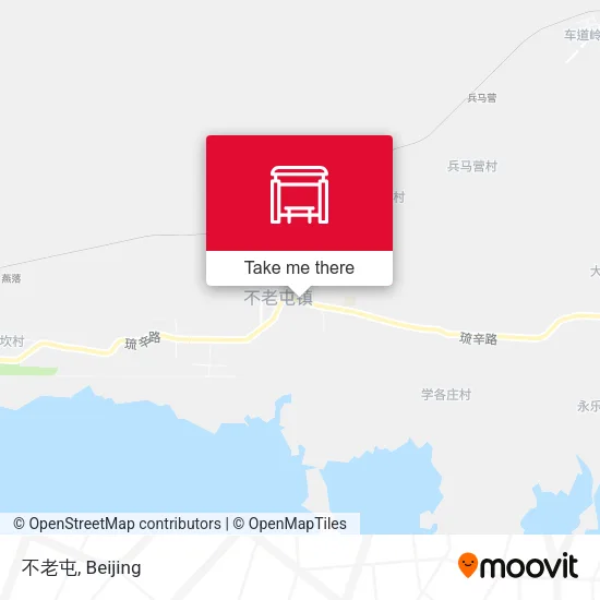 不老屯 map
