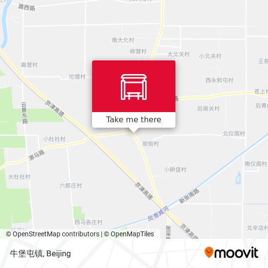 牛堡屯镇 map