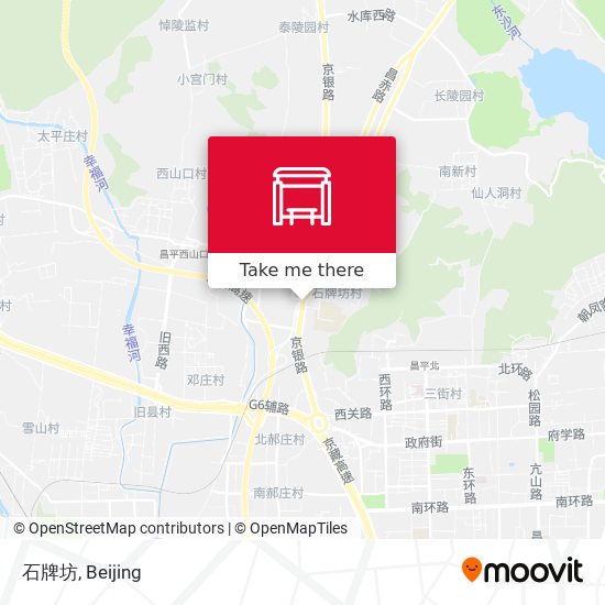 石牌坊 map