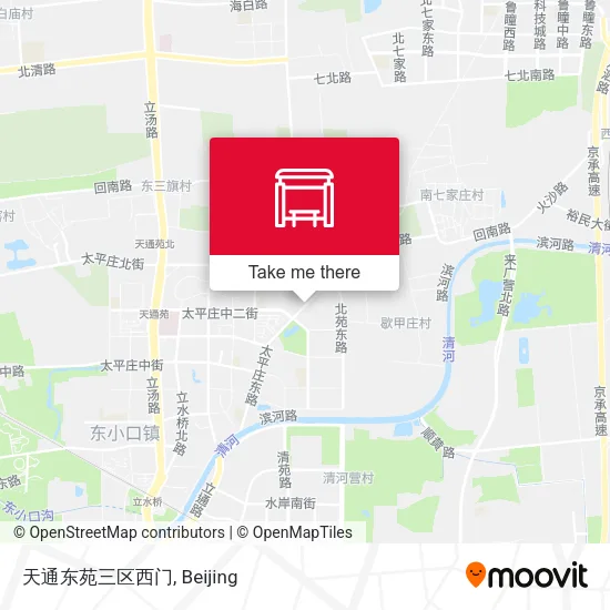 天通东苑三区西门 map