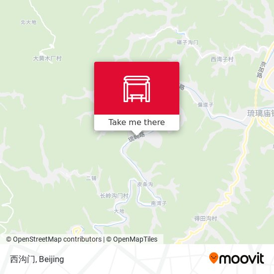 西沟门 map