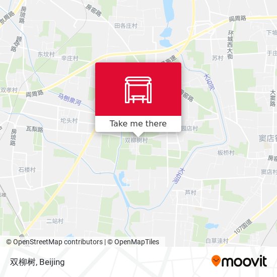 双柳树 map