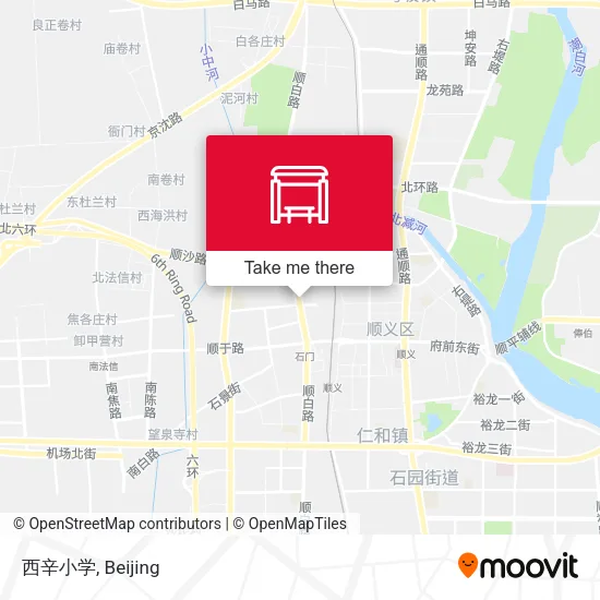 西辛小学 map