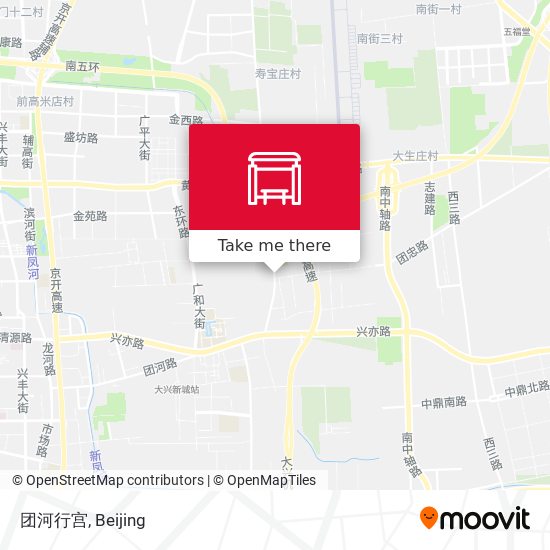 团河行宫 map