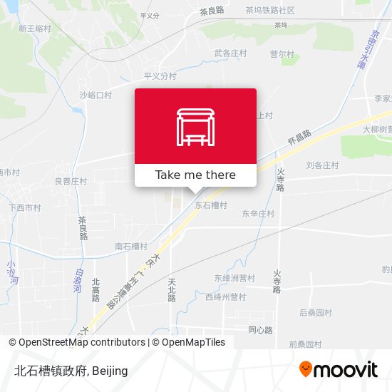 北石槽镇政府 map