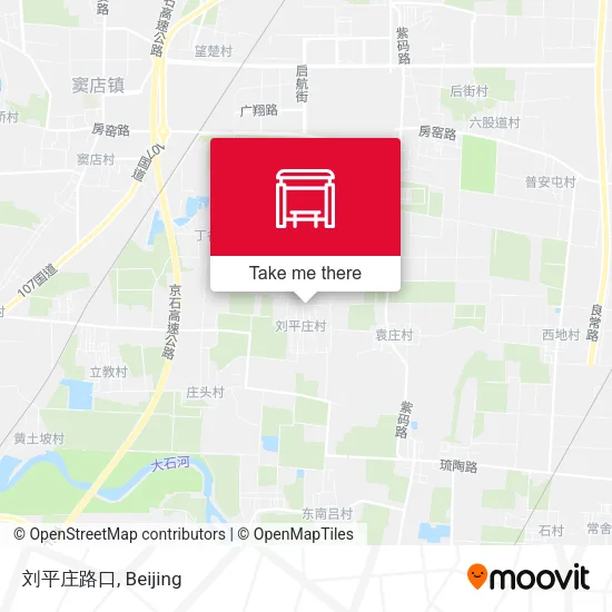 刘平庄路口 map