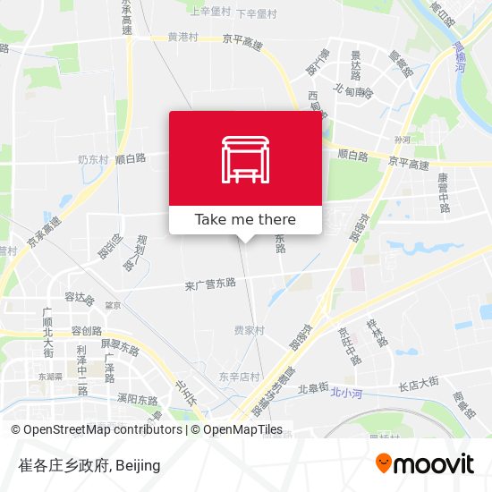 崔各庄乡政府 map